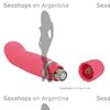 Vibrador para masajes pequeño de suave textura